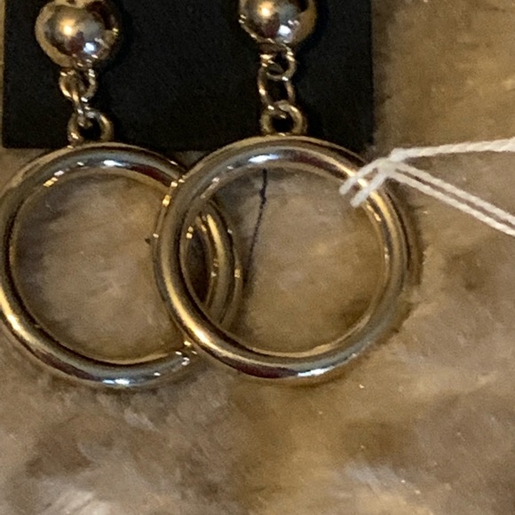 Sugarfix goldstone post hoop earrings - Picture 2 of 3